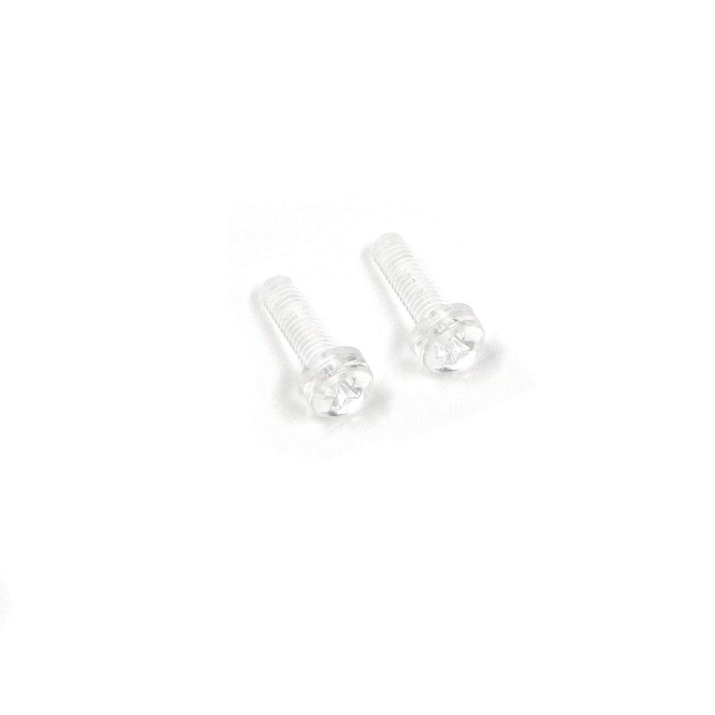 Geesatis 100 Pcs Transparent Acrylic PC Plastic Screw with Nut Tighten Screws Clear Acrylic Pillips Cross Pan Hand Tighten Screw Non-Slip M3 X 10MM / 0.4"" - Image 3